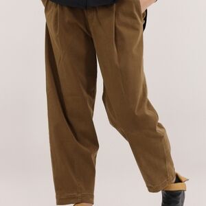 TANDEM Slouchy Pantalone Tan Pants